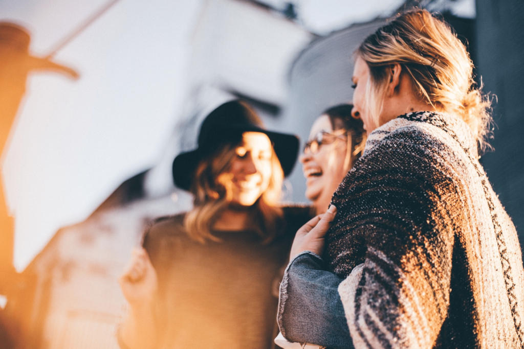 women friends learning together